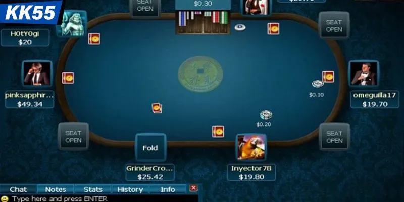 Khám phá chi tiết 1 ván chơi Poker online