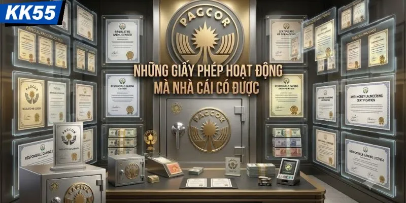 Những giấy phép hoạt động mà nhà cái có được 